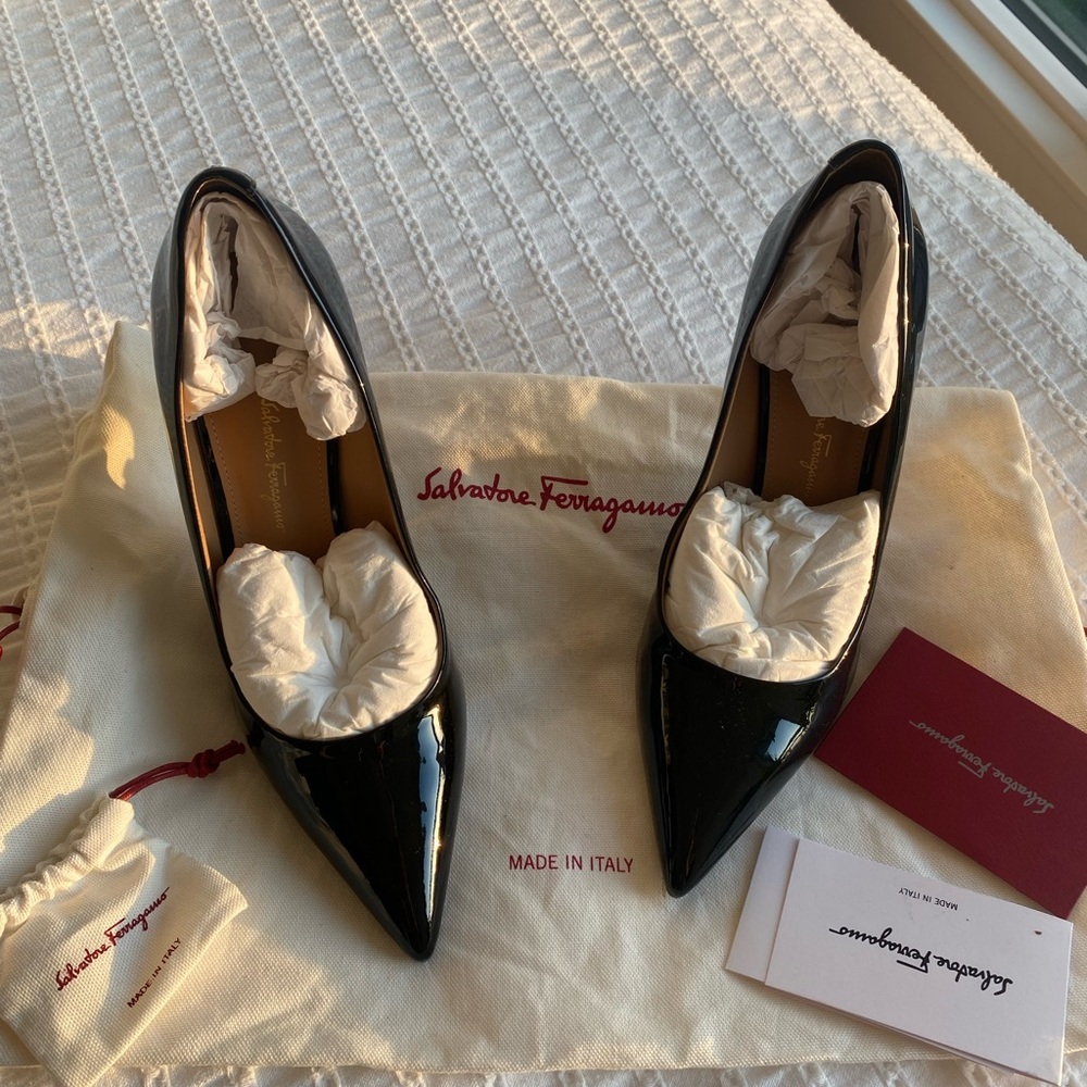 Salvatore Ferragamo Black Women's Shoes
